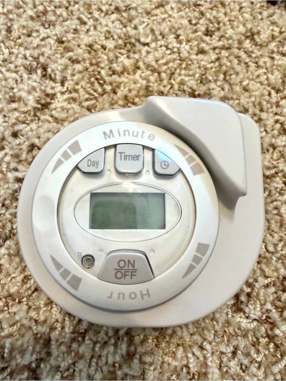 Digital Programmable Timer Indoor Outlet 125V 15A Cream Working GE GE5191N 7-Day